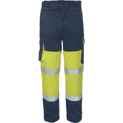 TAP PM HV pantaloni galben/bleumarin S