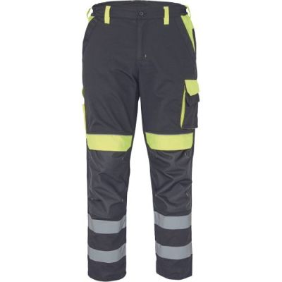 Pantaloni MAX VIVO RFLX negru/galben 46
