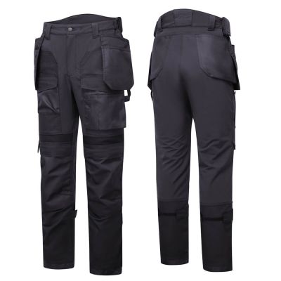 Pantaloni de lucru Portwest DX423 Floor Layers, de înaltă vizibilitate