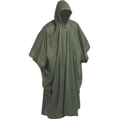 PONCHO PVC verde