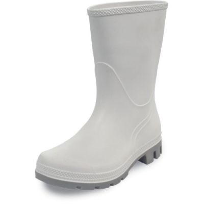 TRONCHETTO cizme scurte PVC alb - 36