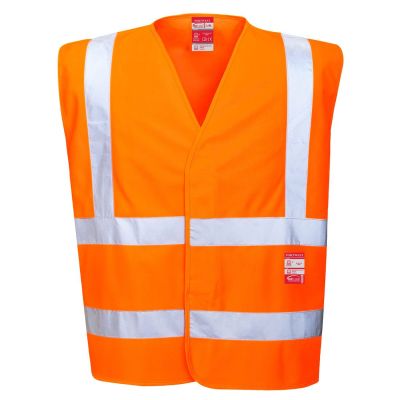 Vestă reflectorizantă Portwest FR75 Hivis Ignifuga, de înaltă vizibilitate