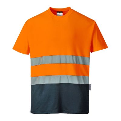Tricou de lucru Portwest S173 Bicolor Bumbac Confort, respirabile