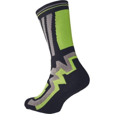 KNOXFIELD sosete lungi negru/galben - 39/40