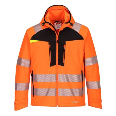 Jachetă de lucru Portwest DX475 Softshell, de înaltă vizibilitate