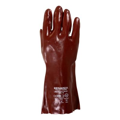Manusi de protectie chimica Vinyl Brown categoria III, Renania, art.C155 (1443)