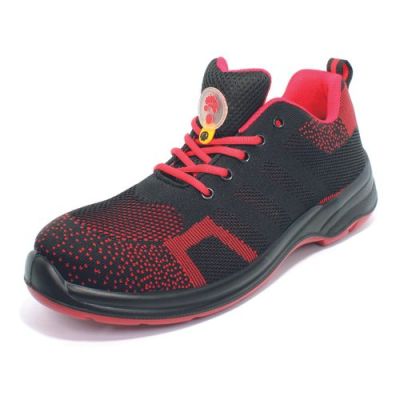 LECCE MF S1 ESD pantof rosu/negru 37