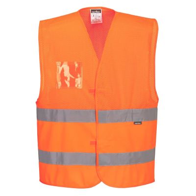 Vestă reflectorizantă Portwest C494 Half Mesh, de înaltă vizibilitate