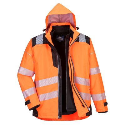 Jachetă de lucru Portwest PW365 Hivis, de înaltă vizibilitate
