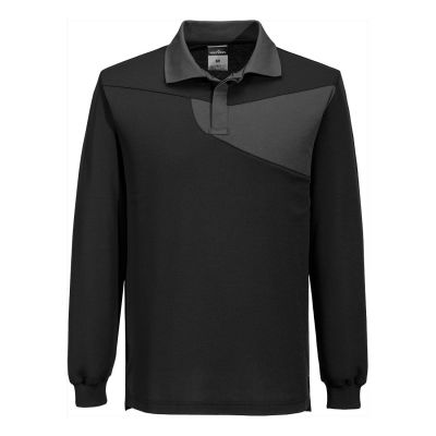 Tricou de lucru Portwest PW218 Polo Cotton Comfort Maneci Lungi, respirabile