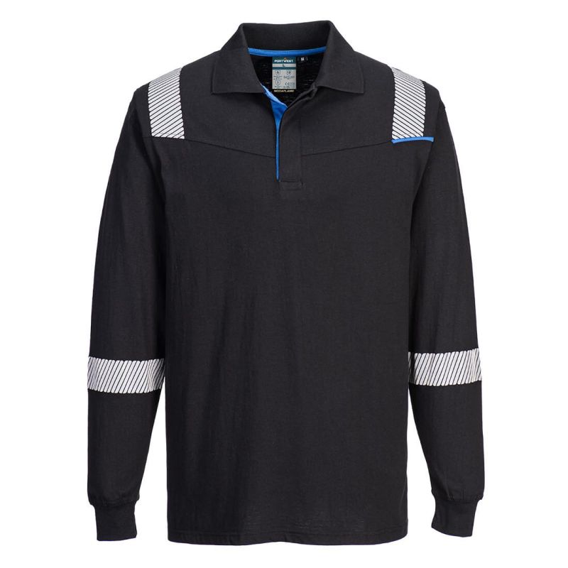 Tricou de lucru Portwest FR711 Modaflame Polo Maneci Lungi