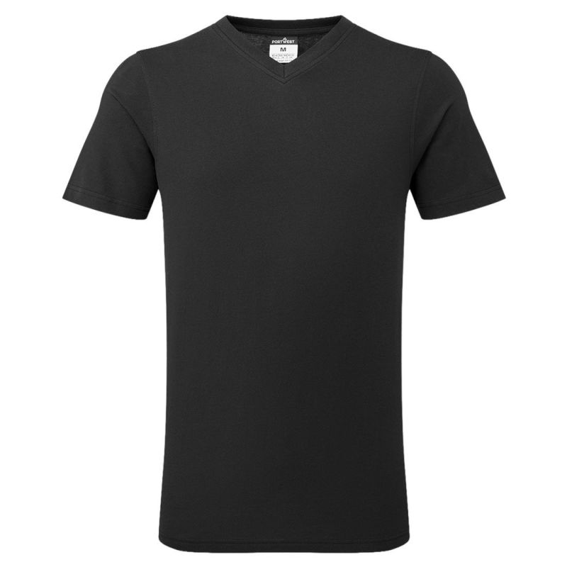 Tricou de lucru Portwest B197 Neck Bumbac, respirabile