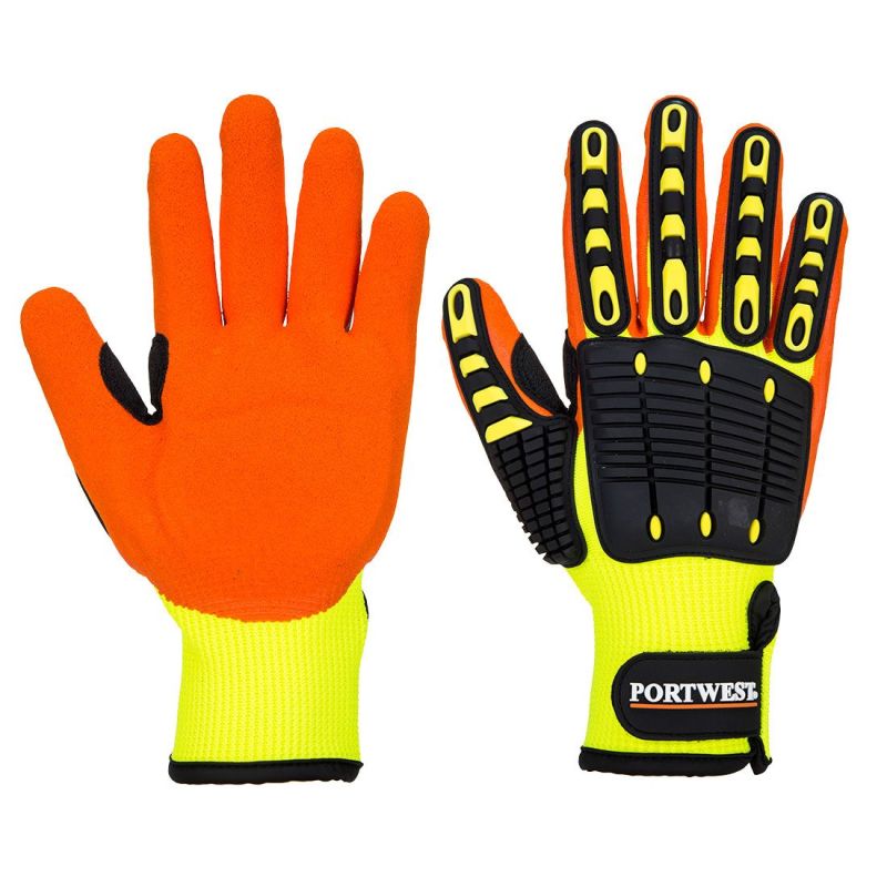 Mănuși de protecție Portwest A721 Impact Nitrile Reinforced, impregnate în nitril