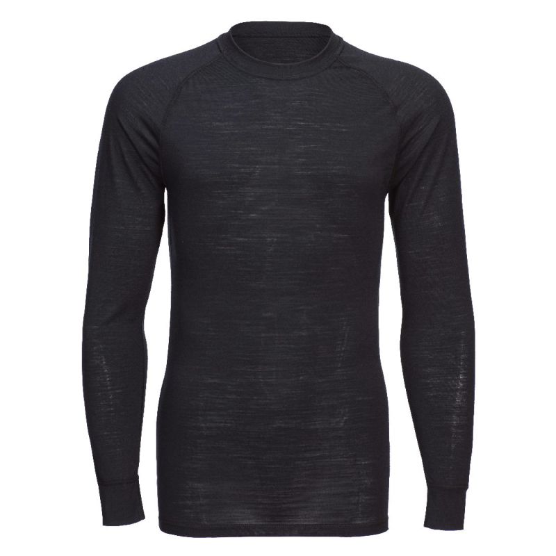 Tricou de lucru Portwest B183 Crewneck Mânecă Lungă Lână Merino, respirabile