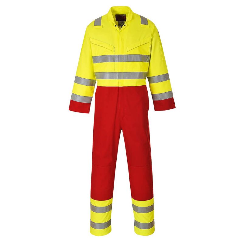 Imbracaminte de protecție Portwest FR90 Combinezon Bizflame Work, de înaltă vizibilitate