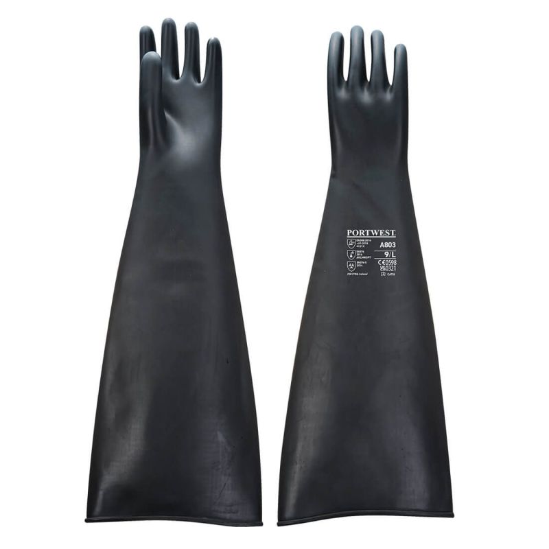 Mănuși de protecție Portwest A803 Latex Cauciuc Heavyweight, impregnate în latex