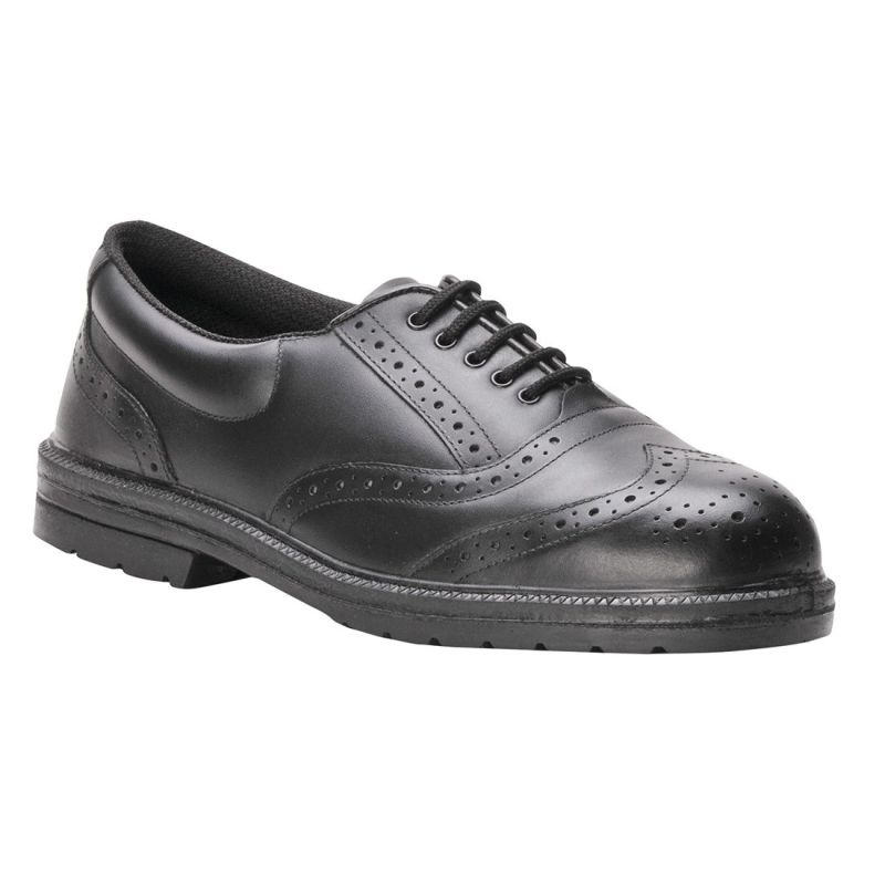 Bocanci de protecție Portwest FW46 Steelite Executive Brogue, din piele