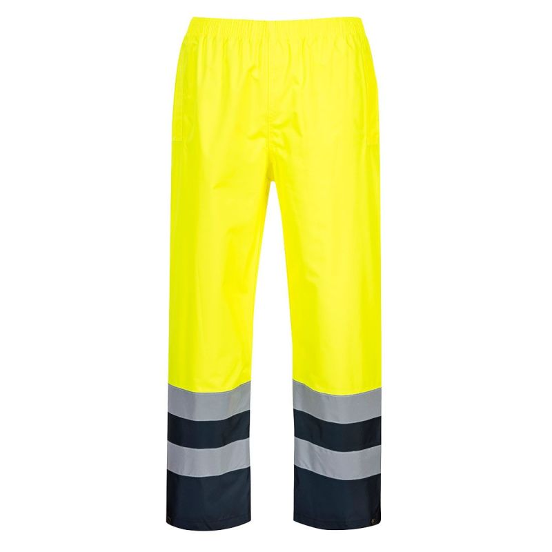 Pantaloni de lucru Portwest S486 Traffic Doua Tonuri, de înaltă vizibilitate