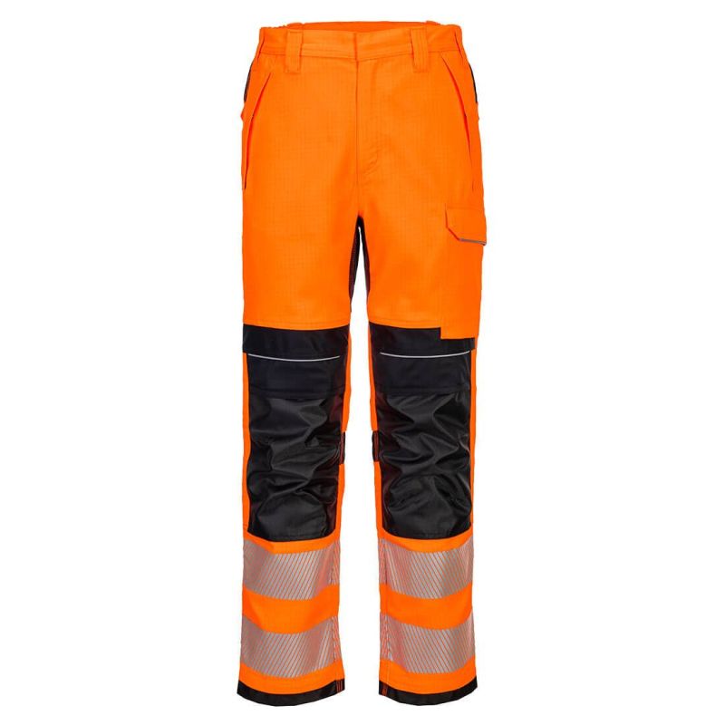 Pantaloni de lucru Portwest FR414 Modaflame Work, de înaltă vizibilitate