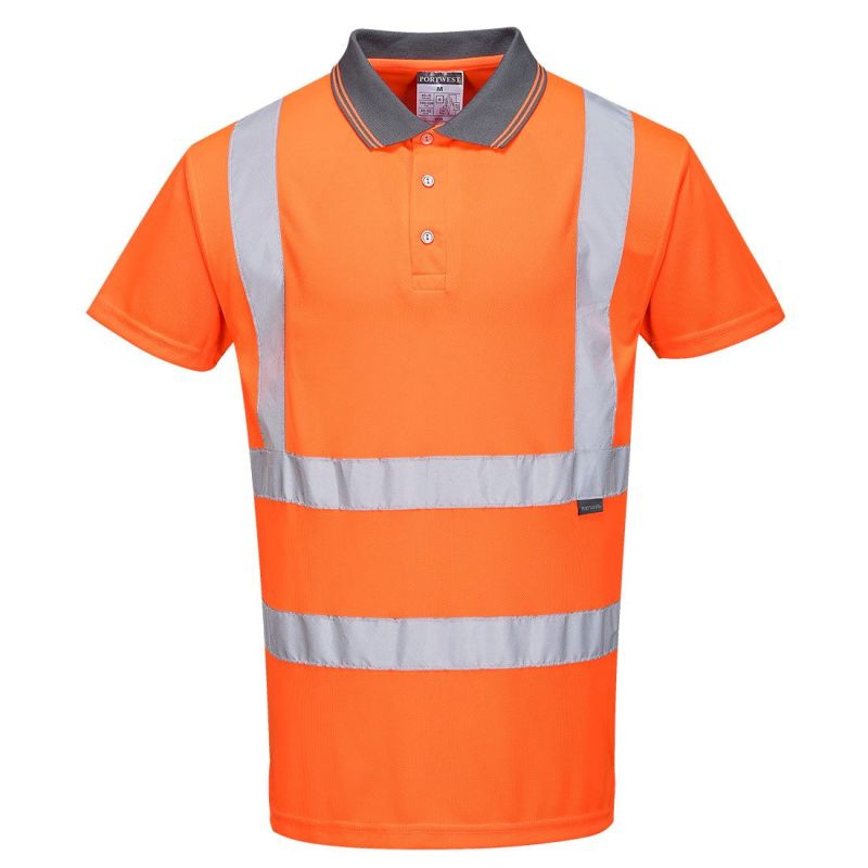 Tricou de lucru Portwest RT22 Polo, de înaltă vizibilitate
