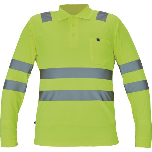 LUGO HV tricou polo cu maneci lungi galben XS