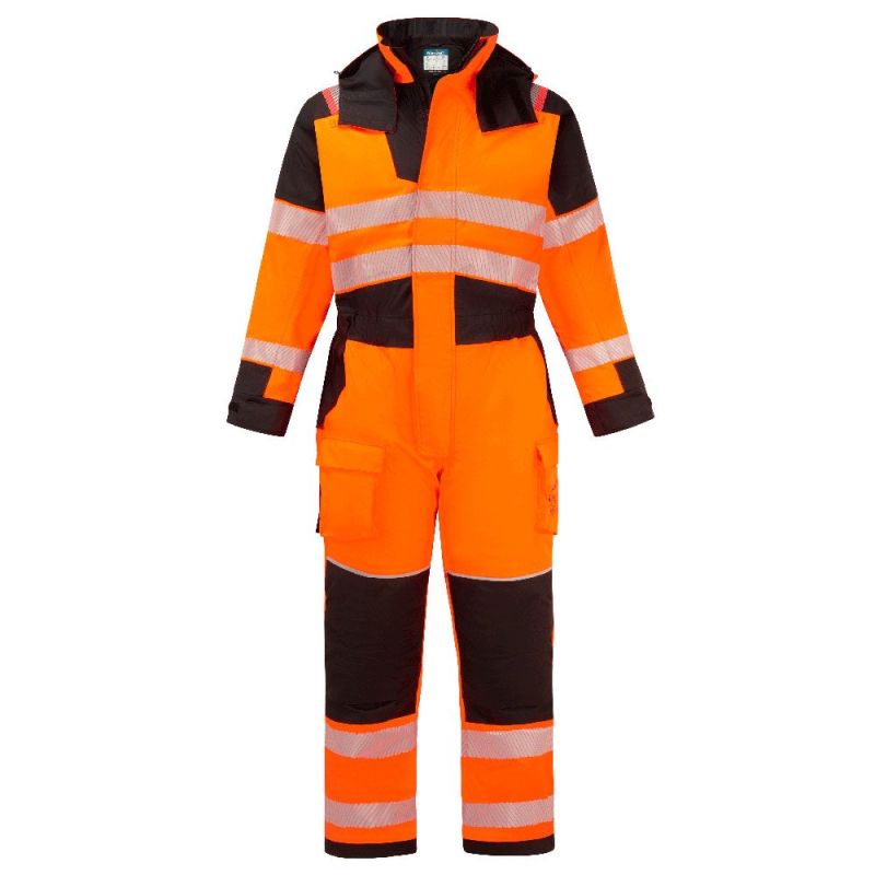 Salopetă de lucru Portwest FR516 Modaflame Rain Iarnă Multi Norm, de înaltă vizibilitate