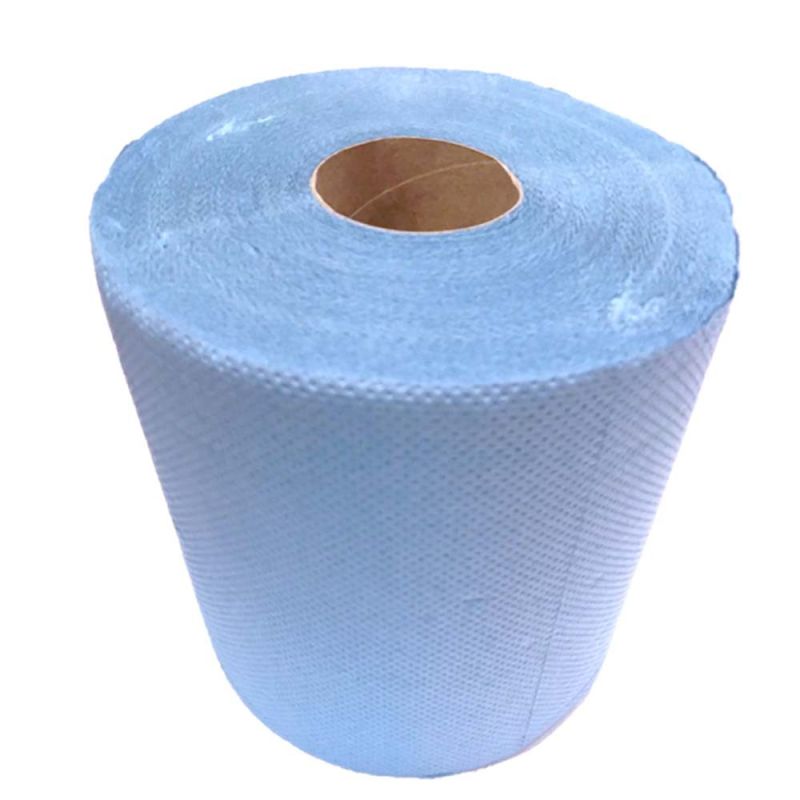 Prosop economic la rola, albastru 250m, material reciclat, Pura art.4f18