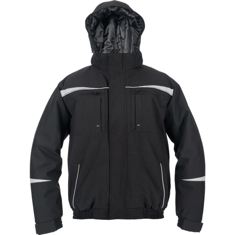 EMERTON STR jacheta pilot neagra de iarna