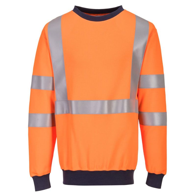 Tricou de lucru Portwest FR703 Modaflame Sweatshirt, de înaltă vizibilitate