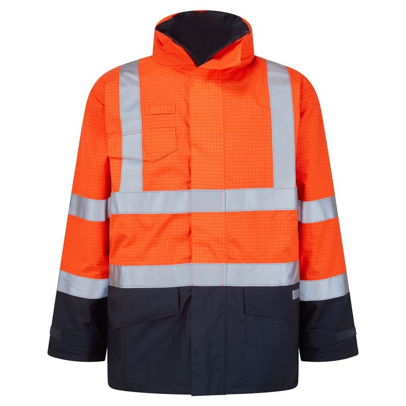 Jachetă de lucru Portwest S779 Ploaie Bizflame Hivis Multipla, impermeabile