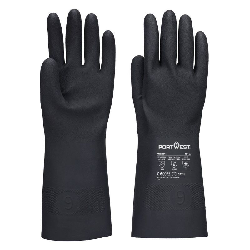 Protecția mâinilor Portwest A824 Chem Butyl Gauntlet