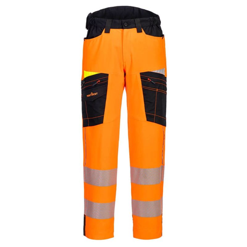 Pantaloni de lucru Portwest DX453 Service, de înaltă vizibilitate