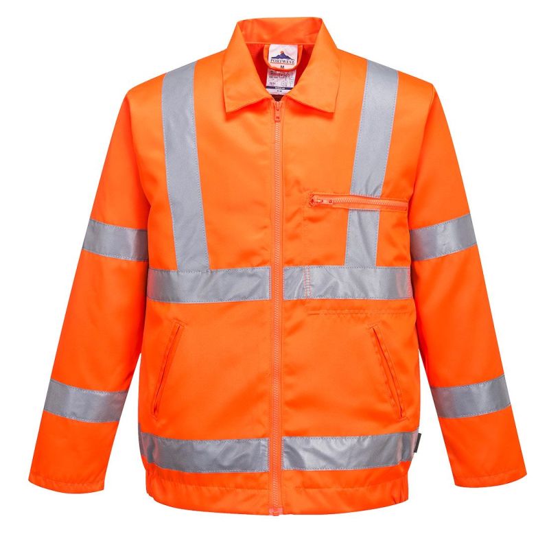 Jachetă de lucru Portwest RT40 Hivis Bomber, de înaltă vizibilitate