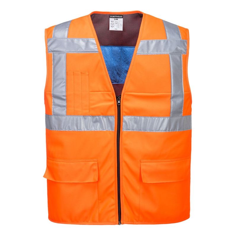 Vestă reflectorizantă Portwest CV02 Cooling Hivis