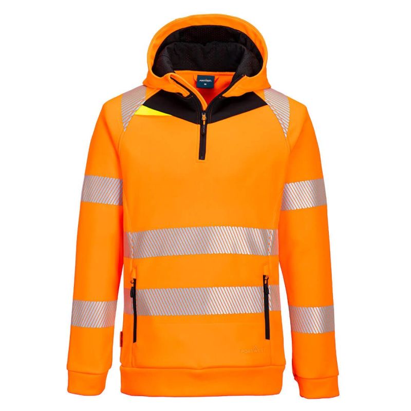 Jachetă de lucru Portwest DX482 Hanorac, 100% poliester, de înaltă vizibilitate