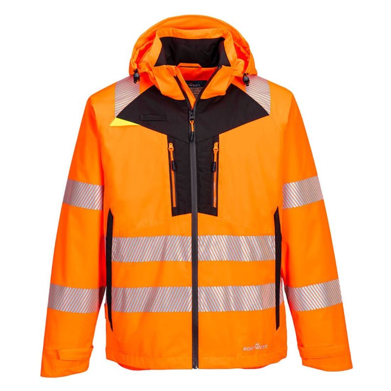 Jachetă de lucru Portwest DX462 Ploaie, de înaltă vizibilitate