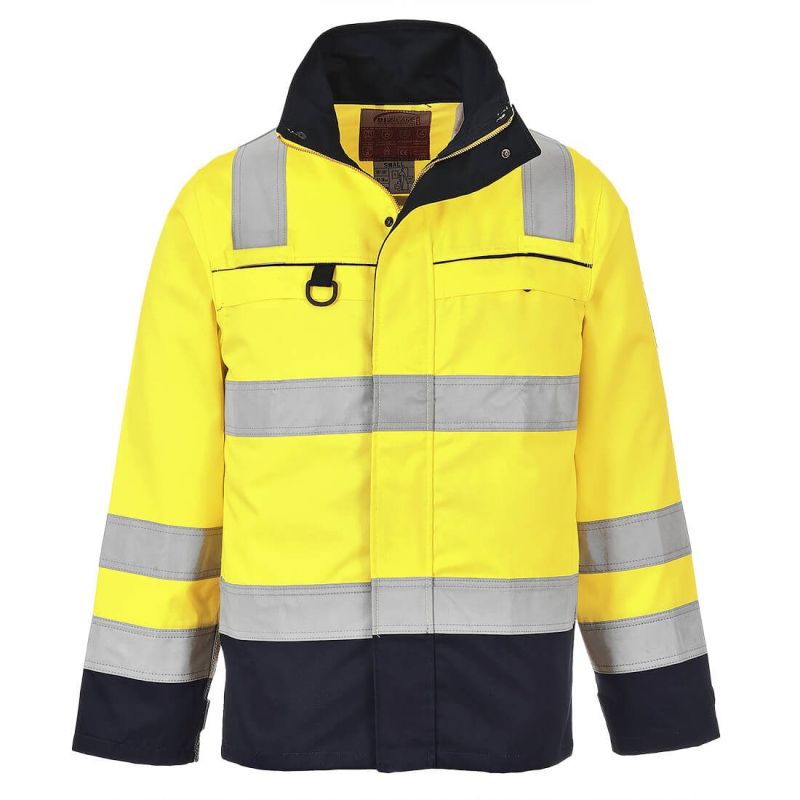 Jachetă de lucru Portwest FR61 Hivis Multi Norm, de înaltă vizibilitate
