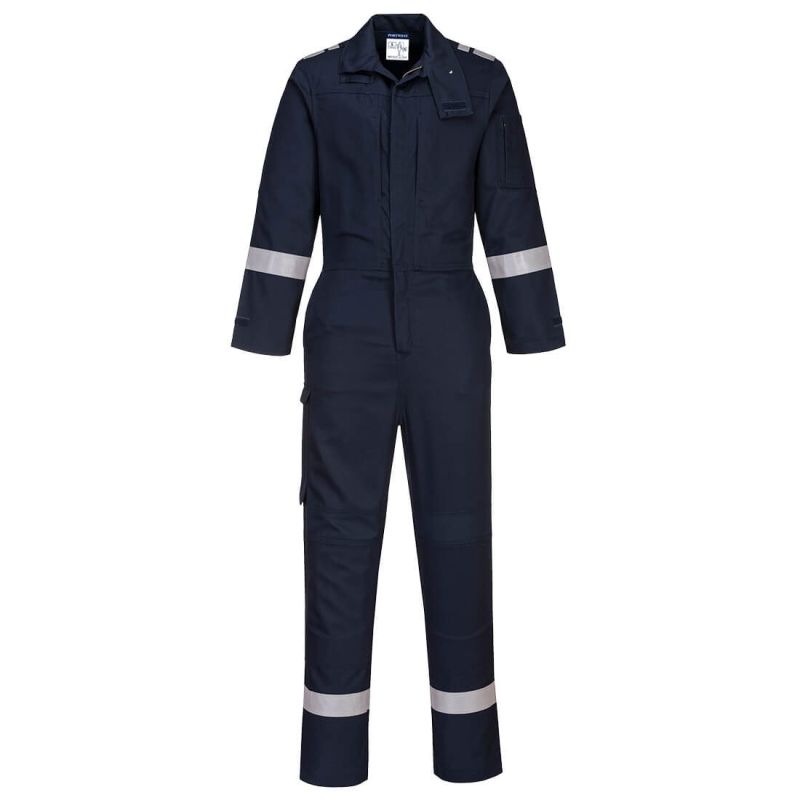 Imbracaminte de protecție Portwest FR501 Bizflame Plus Combinezon Stretch Paneluri