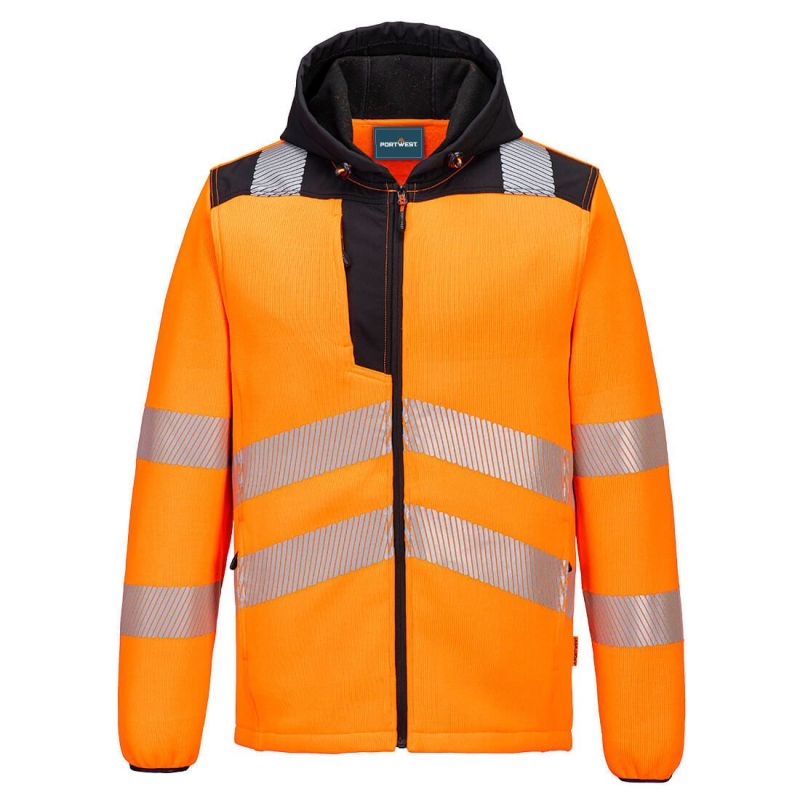 Jachetă de lucru Portwest PW335 Fleece Essential, de înaltă vizibilitate