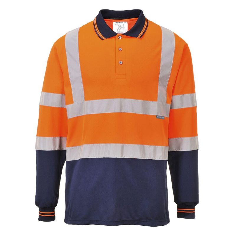 Tricou de lucru Portwest S279 Polo Tone Maneci Lungi, respirabile