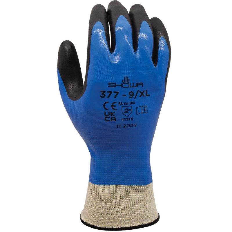 Manusi de protectie mecanica Nitrile Foam Grip T categoria II, Showa, art.C389