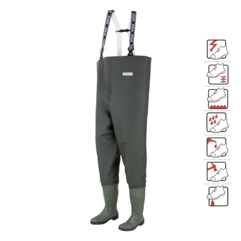 Pantaloni de protectie cu cizme S5 integrate Danubio, art.A412