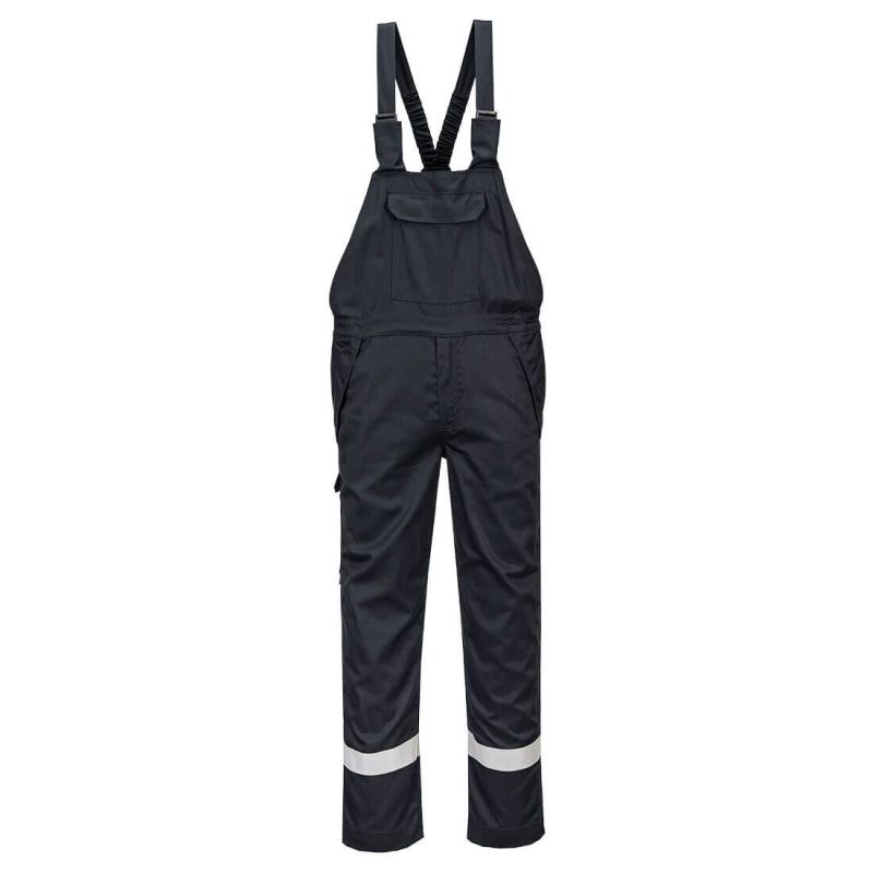Pantaloni de lucru Portwest FR418 Pieptar Bizflame Work