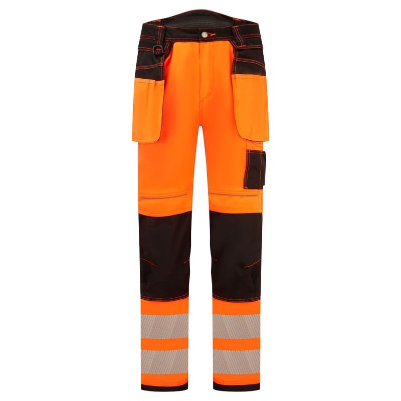 Pantaloni de lucru Portwest PW306 Stretch Holster, de înaltă vizibilitate
