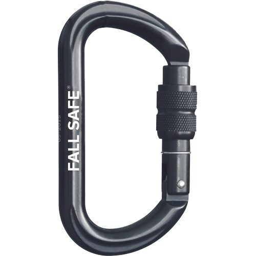 Carabina oval Alu screw lock FS820