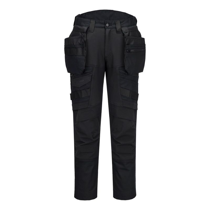 Pantaloni de lucru Portwest DX440 Detachable Holster Pocket, de înaltă vizibilitate
