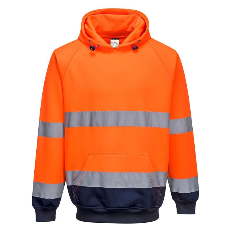 Vizibilitate ridicata Portwest B316 Pulover Doua Tonuri Gluga