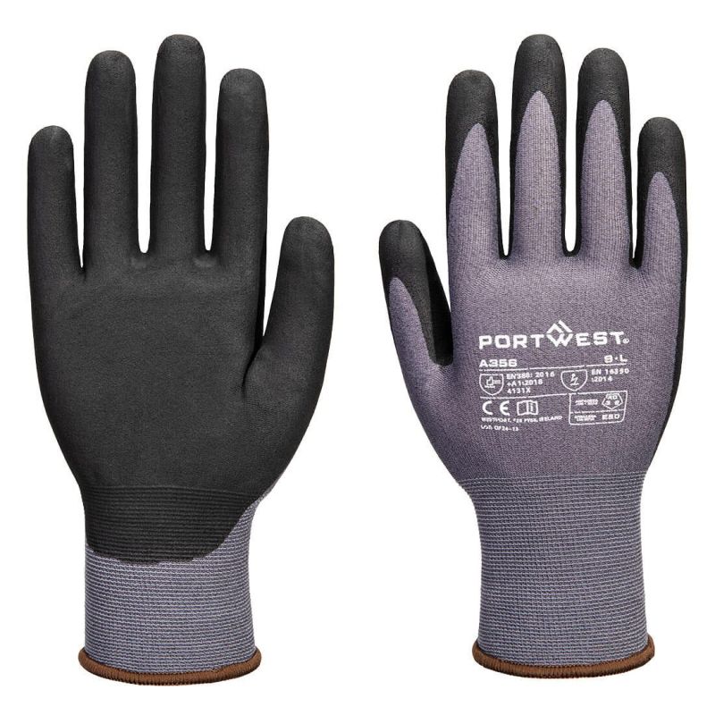 Protecția mâinilor Portwest A356 Nitrile Essential Multipack, impregnate în nitril