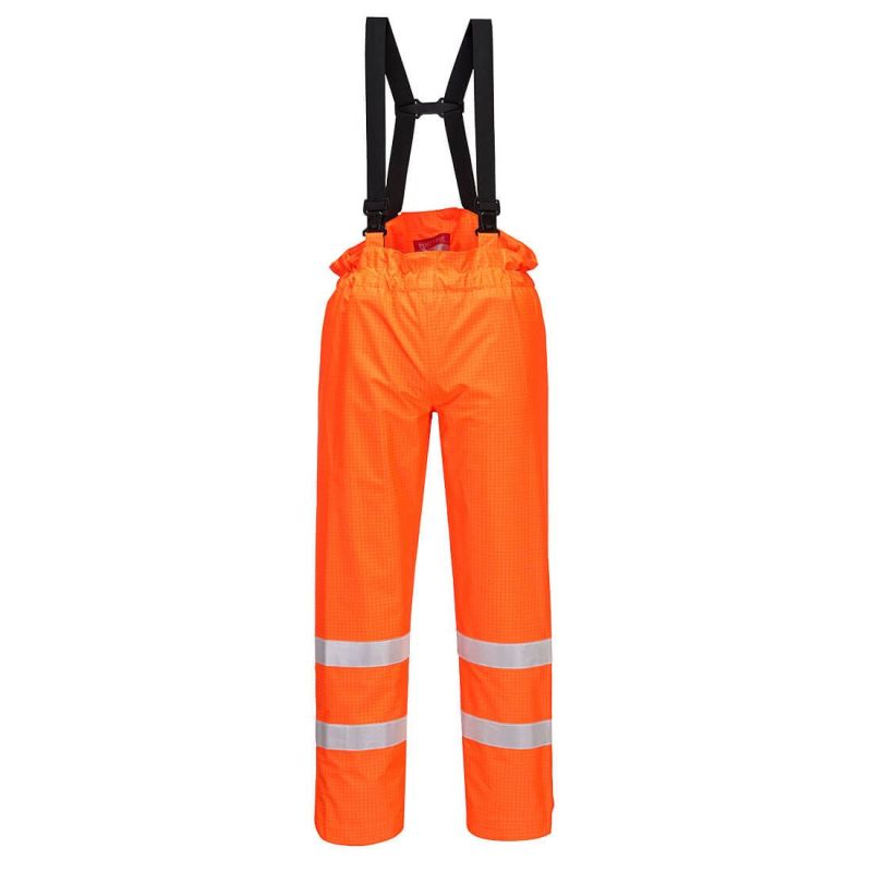 Pantaloni de lucru Portwest S780 Bizflame Rain Captusiti Ignifugi Antistatici, impermeabile