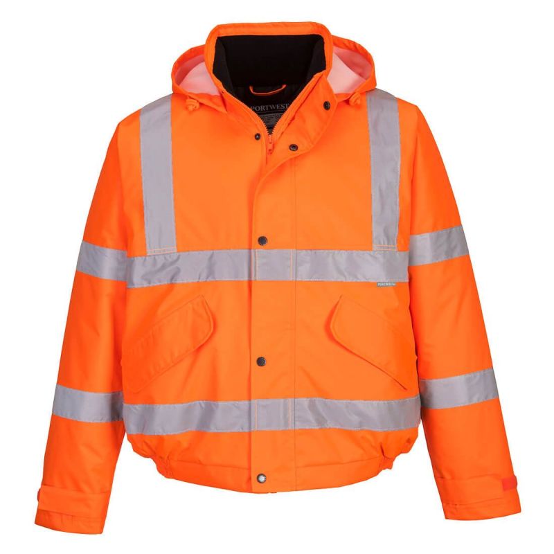 Jachetă de lucru Portwest S463 Bomber, de înaltă vizibilitate